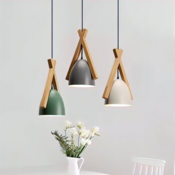 Đèn thả trần decor phong cách Rustic nhiều màu HL0206