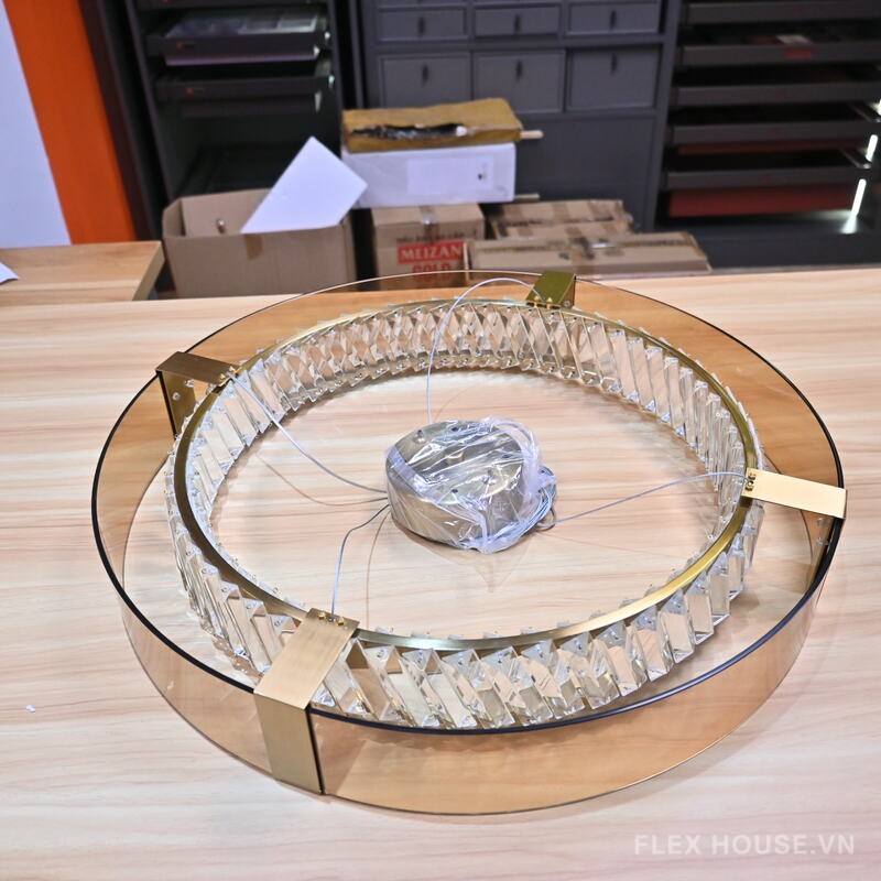 Đèn tròn pha lê hiện đại trang trí nội thất XQ245