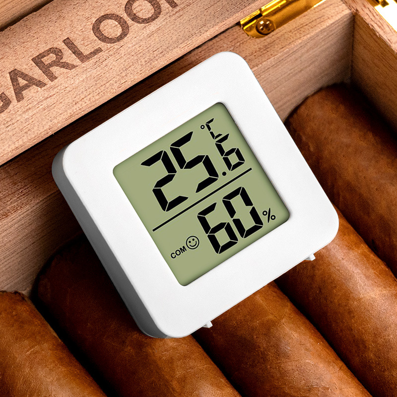 Nhiệt ẩm kế cigar điện tử màu trắng nhỏ gọn CGL6841 5