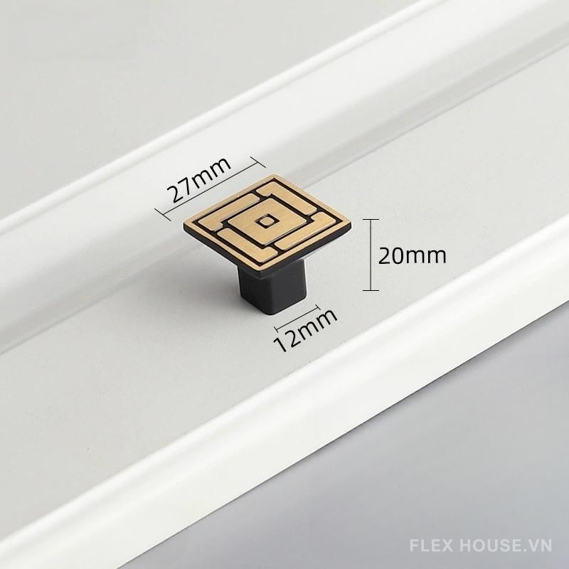 Tay nắm tủ đồng phong cách Á Đông HLE002