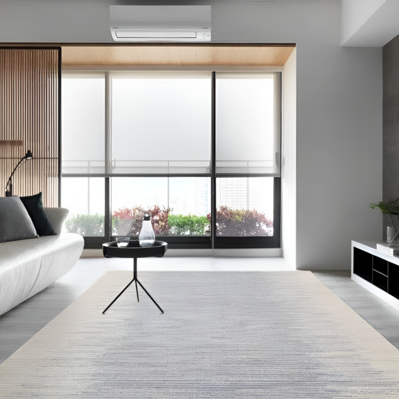 Thảm trải decor phòng ngủ sọc ngang độc đáo YN-BJW23 2