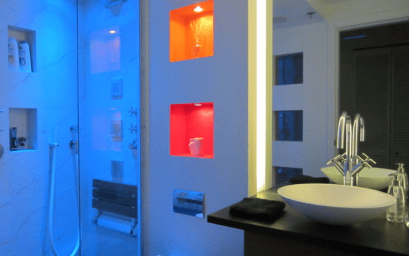 10 ý tưởng đèn chiếu sáng nhà tắm ấn tượng