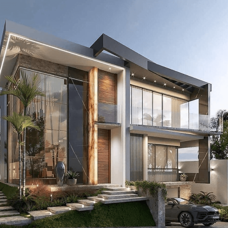 Bố trí nhà để xe ô tô trong nhà phố