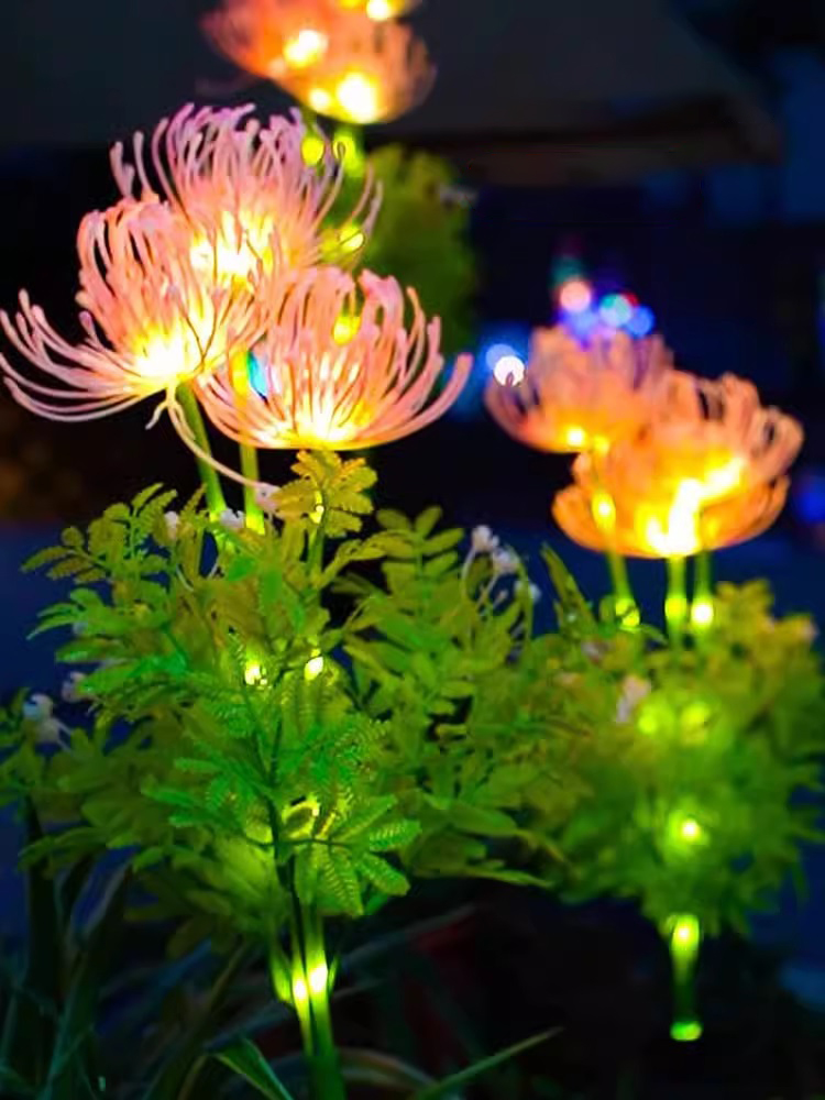 Đèn hoa thảo đường san hô năng lượng mặt trời LT7502 5