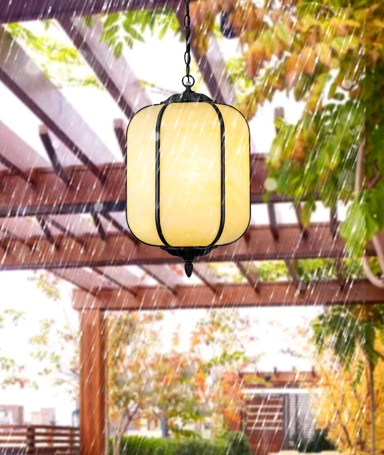 Đèn lồng thả ngoài trời phong cách retro HL7595 9
