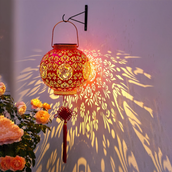 Đèn lồng trang trí lễ Tết năng lượng mặt trời LM7582