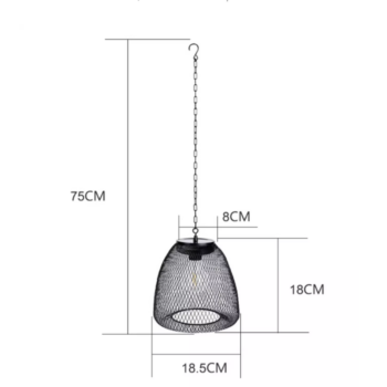 Đèn treo ngoài trời bằng kim loại hiện đại FX513
