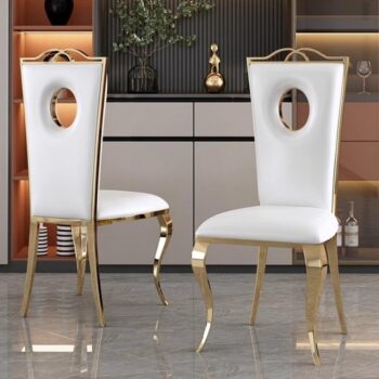Ghế ăn inox sang trọng phong cách Châu Âu YK2126