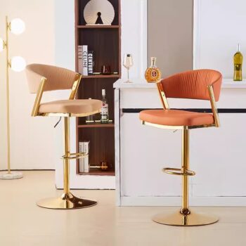 Ghế bar quầy lễ tân tựa lưng vòng cung AP0099