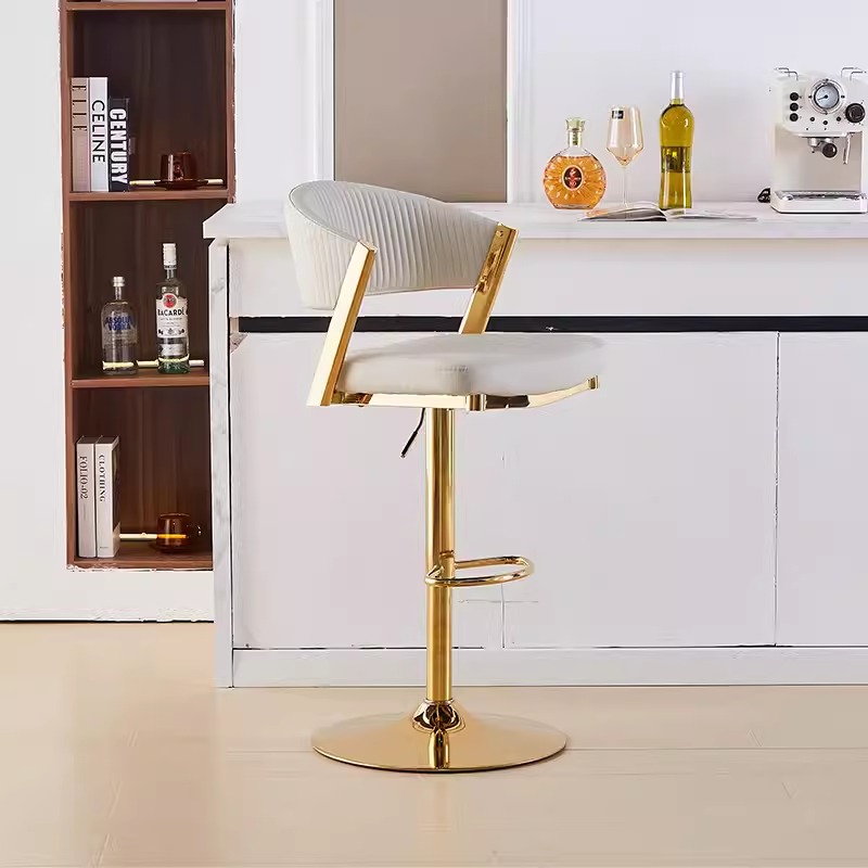 Ghế bar quầy lễ tân tựa lưng vòng cung AP0099 8