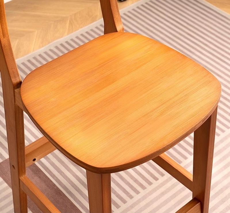 Ghế cao quầy bar phòng bếp bằng gỗ DG2549 13