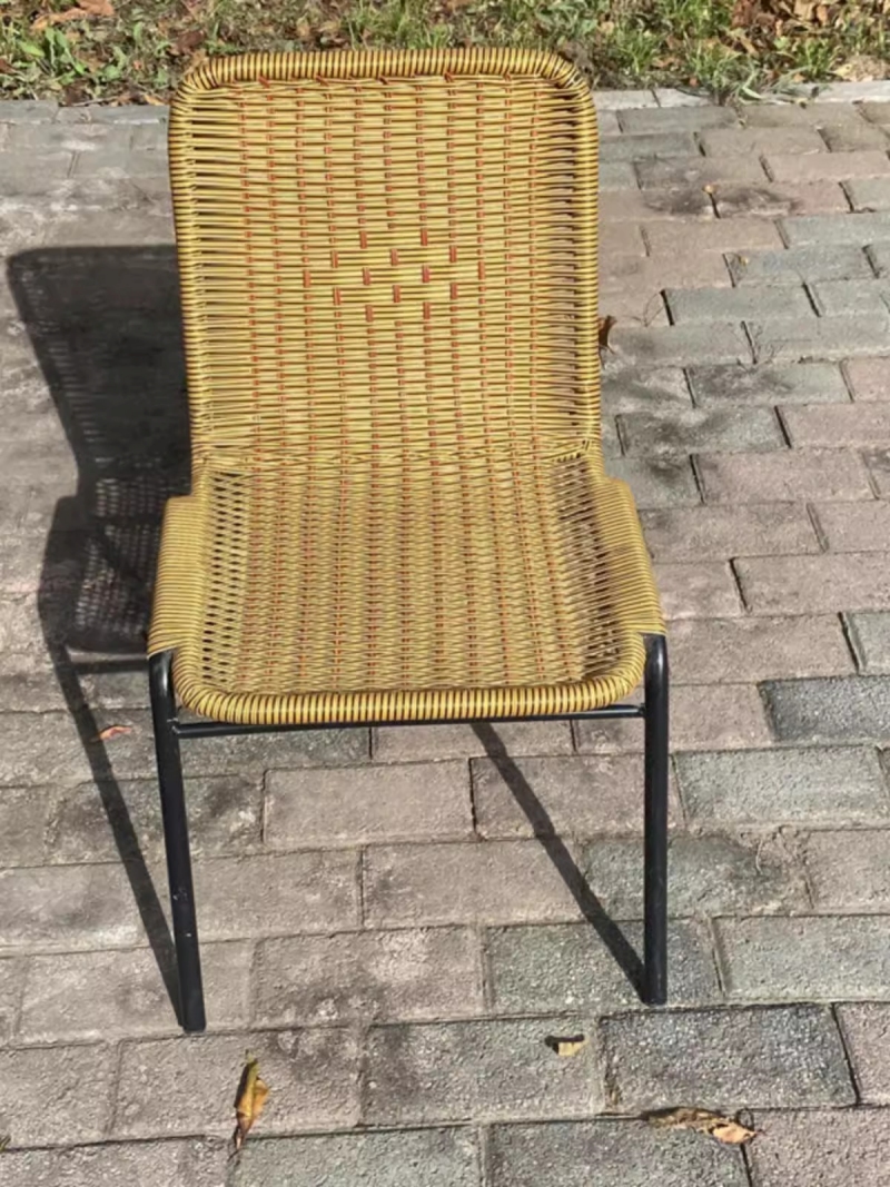 Ghế cà phê tựa lưng giả mây ngoài trời PS1741 8