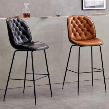 Ghế quầy bar mặt da kim cương sang trọng HB6457