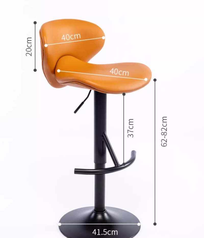 Ghế quầy bar nâng xoay hai mảnh hiện đại SF1085 13