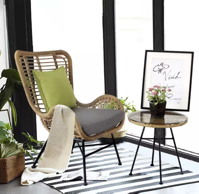 Ghế sofa ban công bàn trà thư giãn WR1318 4