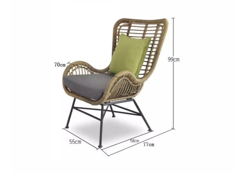 Ghế sofa ban công bàn trà thư giãn WR1318 16