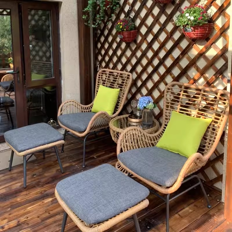 Ghế sofa ban công bàn trà thư giãn WR1318 5