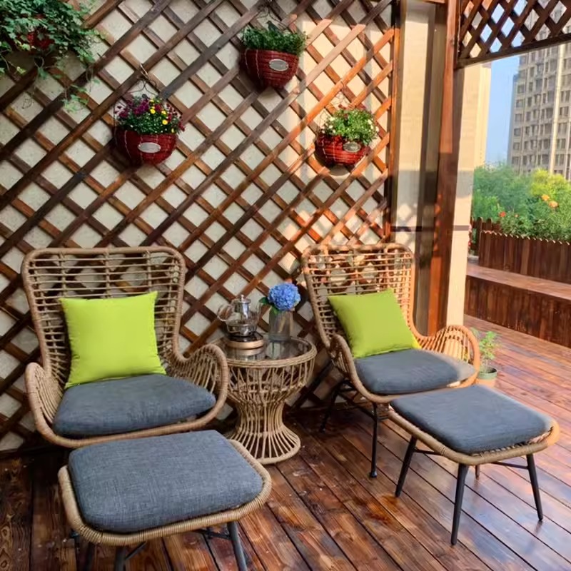 Ghế sofa ban công bàn trà thư giãn WR1318 6