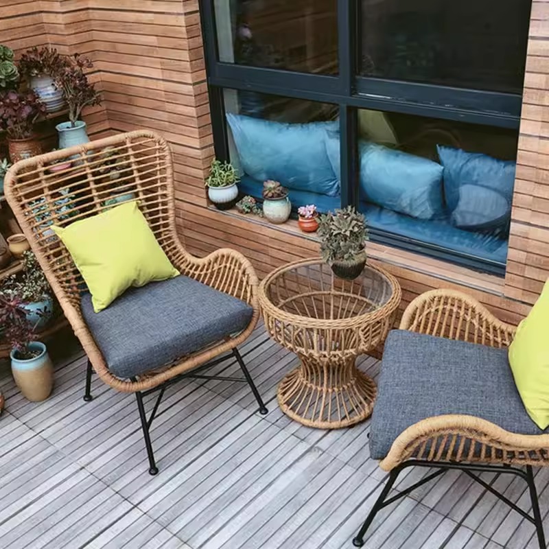Ghế sofa ban công bàn trà thư giãn WR1318 8