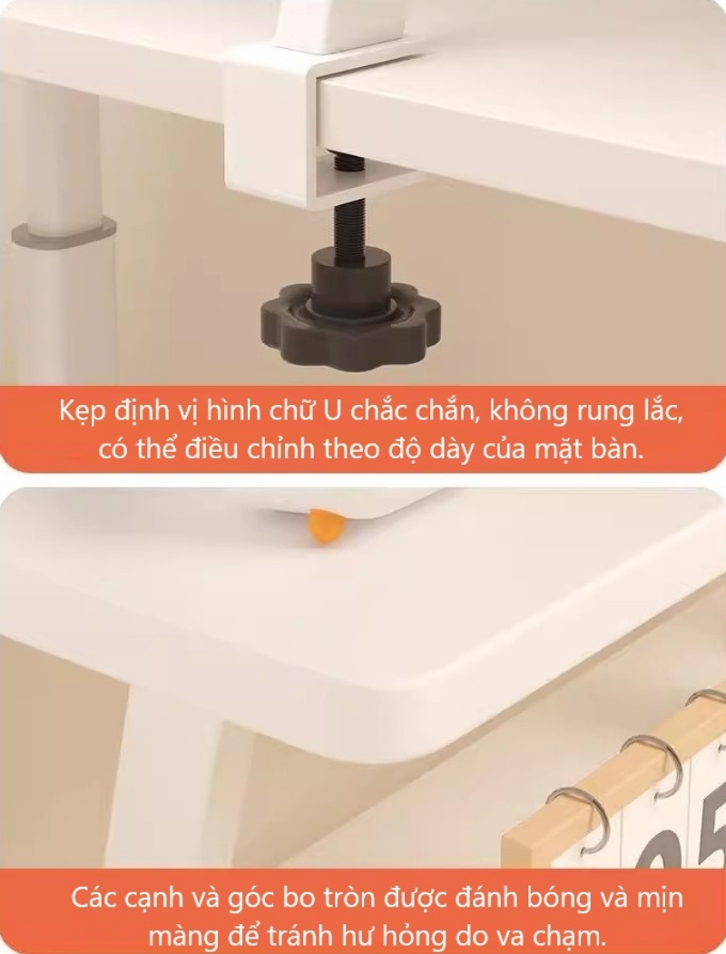 Giá để màn hình đồ văn phòng kẹp cạnh bàn CC1376 9