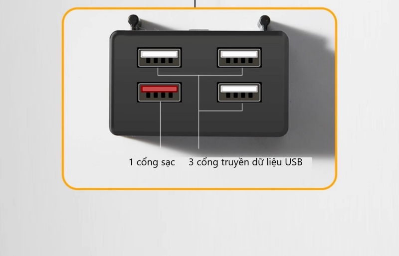 Giá nâng màn hình trong suốt USB tích hợp ZGJ018 11