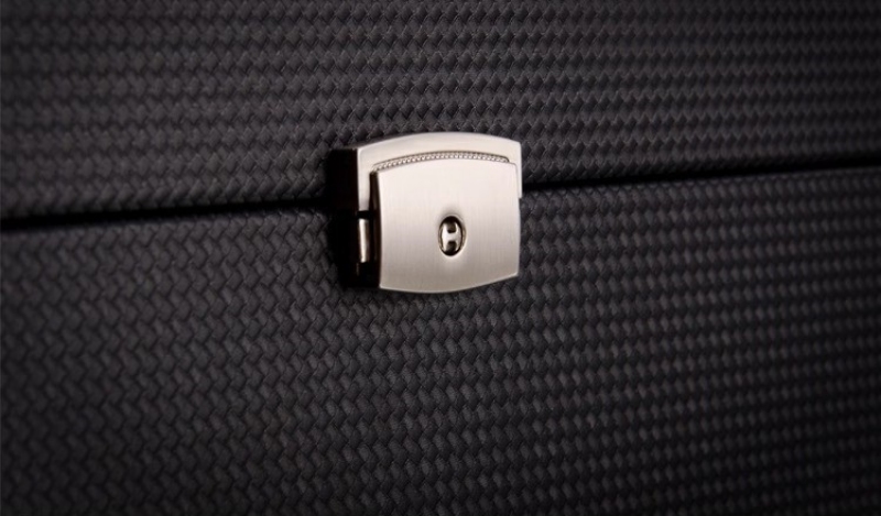 Hộp đựng đồng hồ bọc da hoa văn kim cương PU5102 15