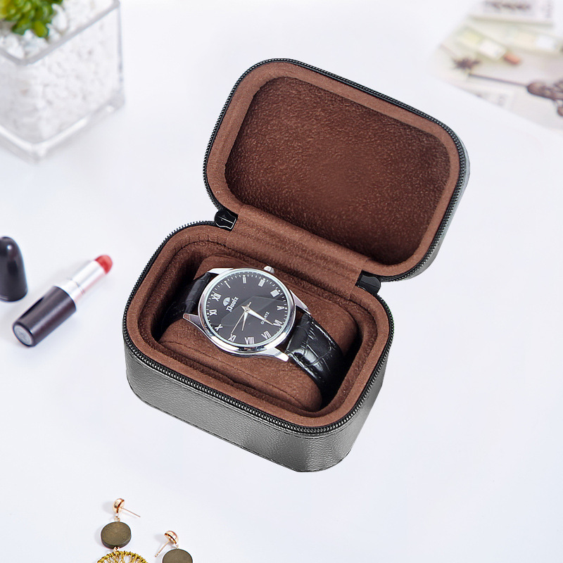 Hộp đựng đồng hồ mini bằng da di động XZ1026 5