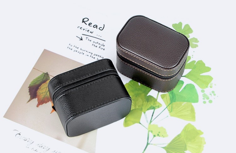 Hộp đựng đồng hồ mini bằng da di động XZ1026 7