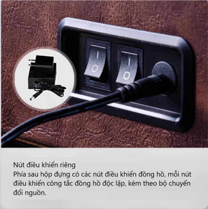 Hộp đựng đồng hồ 10 ngăn 2 xoay HY1027 13