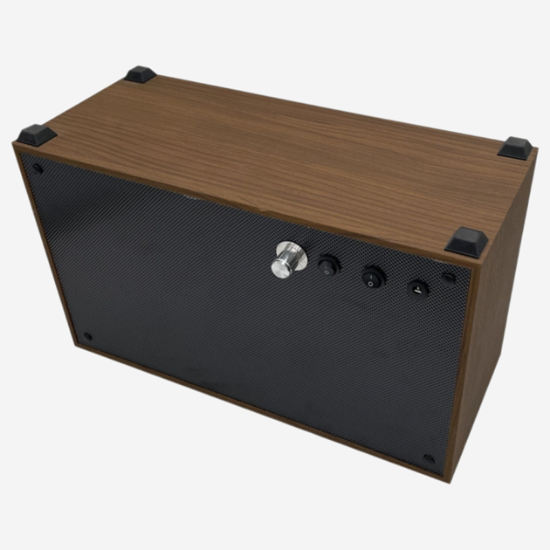 Hộp quay đồng hồ cơ 6 ngăn vân gỗ tự nhiên SKW168 10