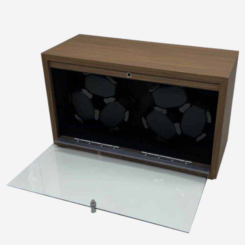 Hộp quay đồng hồ cơ 6 ngăn vân gỗ tự nhiên SKW168 8