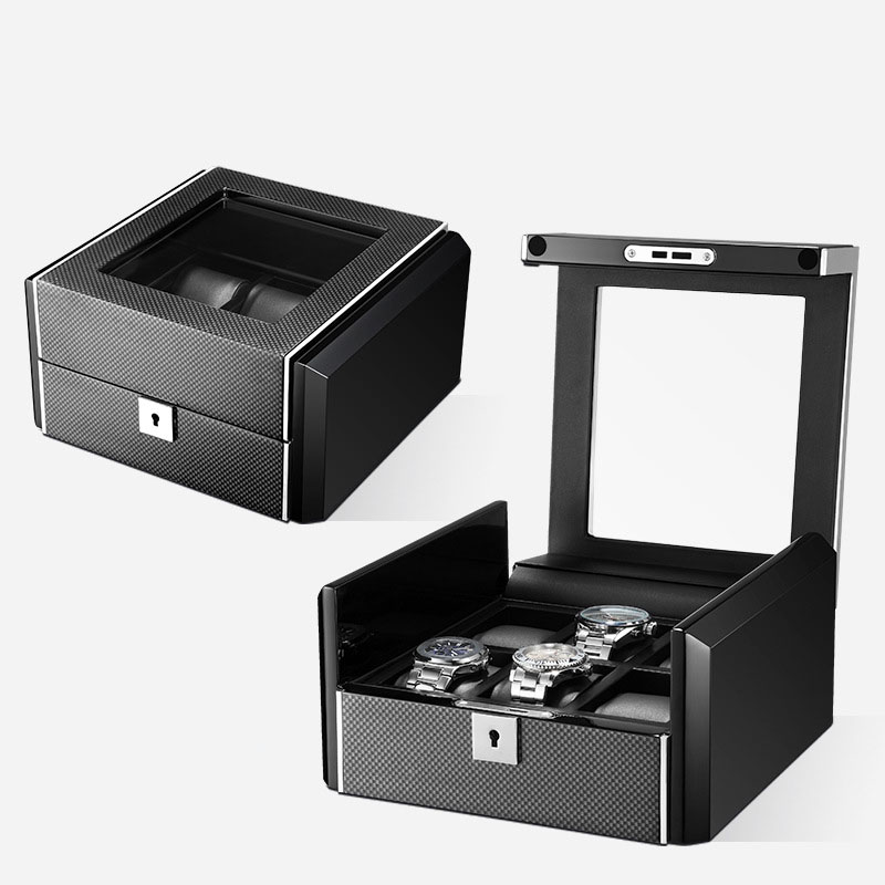 Hộp trưng bày đồng hồ bằng gỗ nguyên khối MQ3223 19