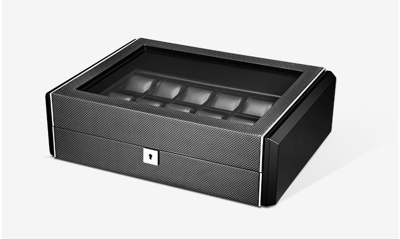Hộp trưng bày đồng hồ bằng gỗ nguyên khối MQ3223 15
