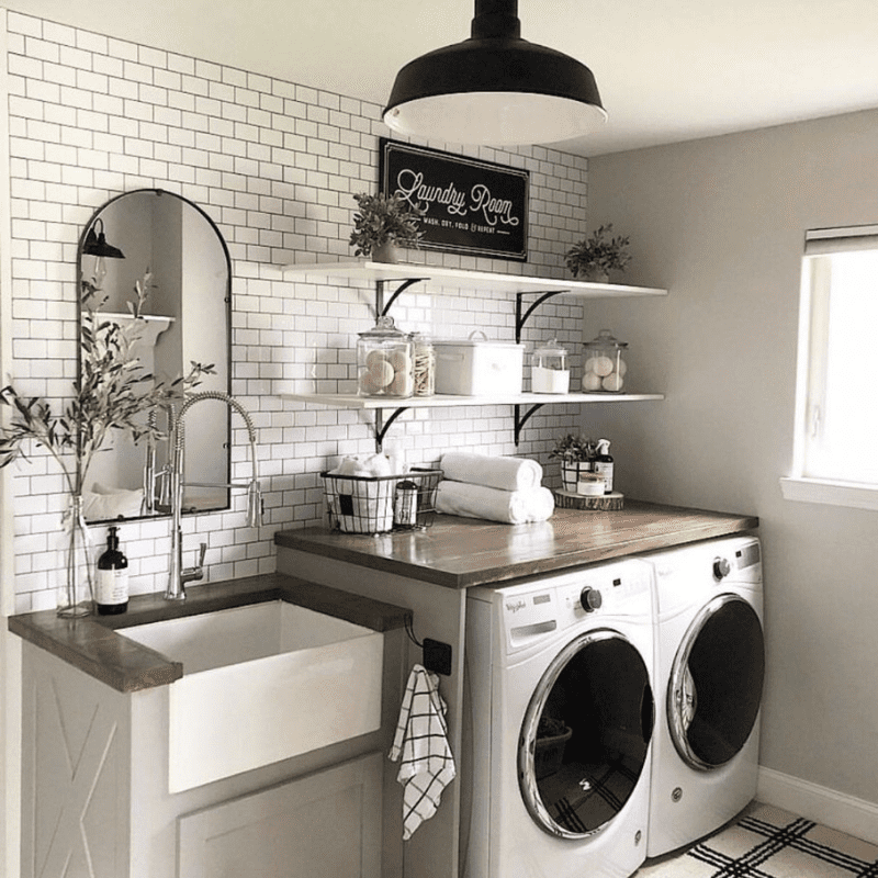 Hướng dẫn cải tạo phòng giặt là