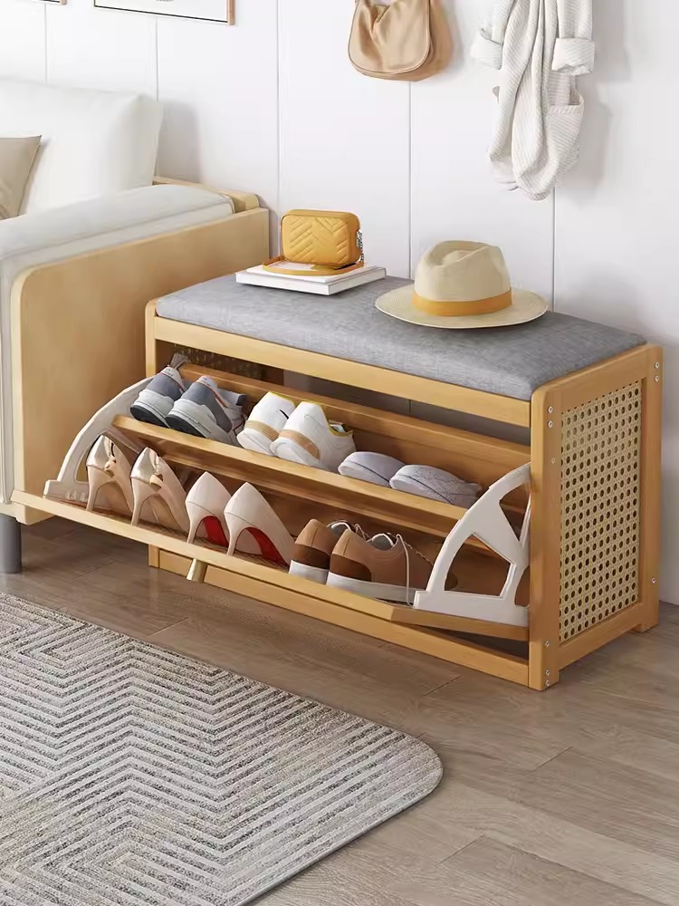 Tủ giày cánh lật có ghế ngồi WAW2391 7