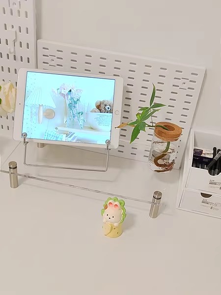 Kệ đỡ màn hình máy tính decor trong suốt FLYJ001T 17