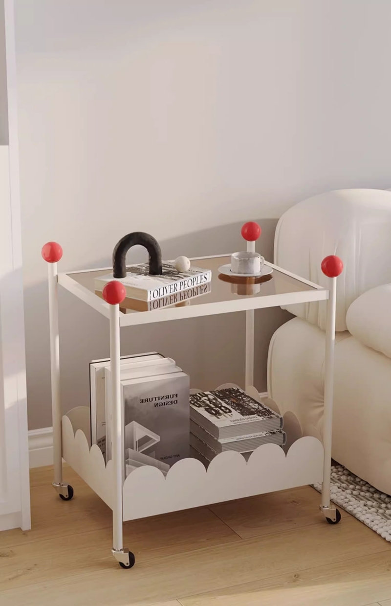 Kệ xe đẩy bàn trà di động sáng tạo YJ7621 8
