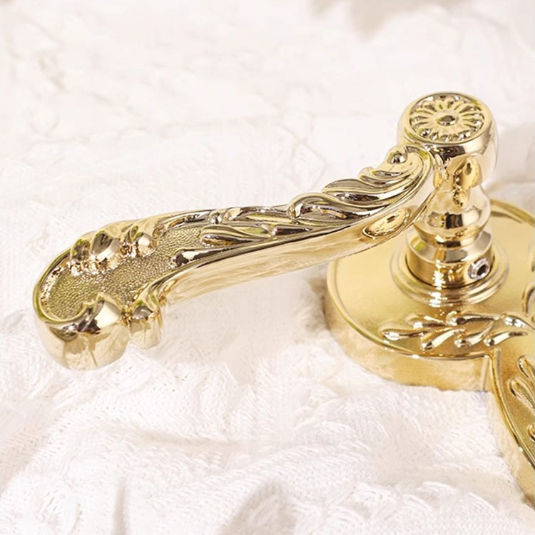 Khóa cửa bằng đồng tay gạt kiểu Pháp BTN8550 11