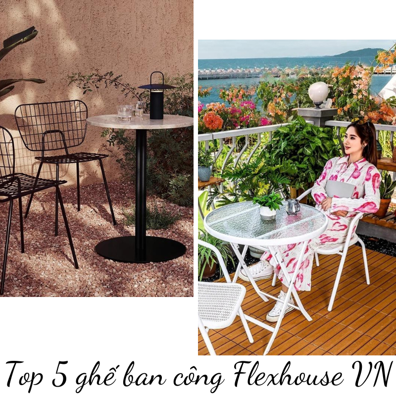 Làm mới căn hộ với top 5 ghế ban công Flexhouse VN 1