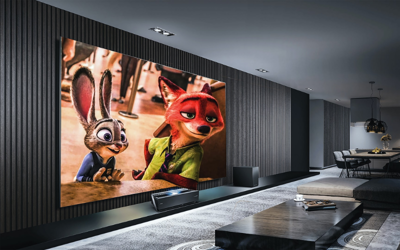 Màn hình TV phòng giải trí