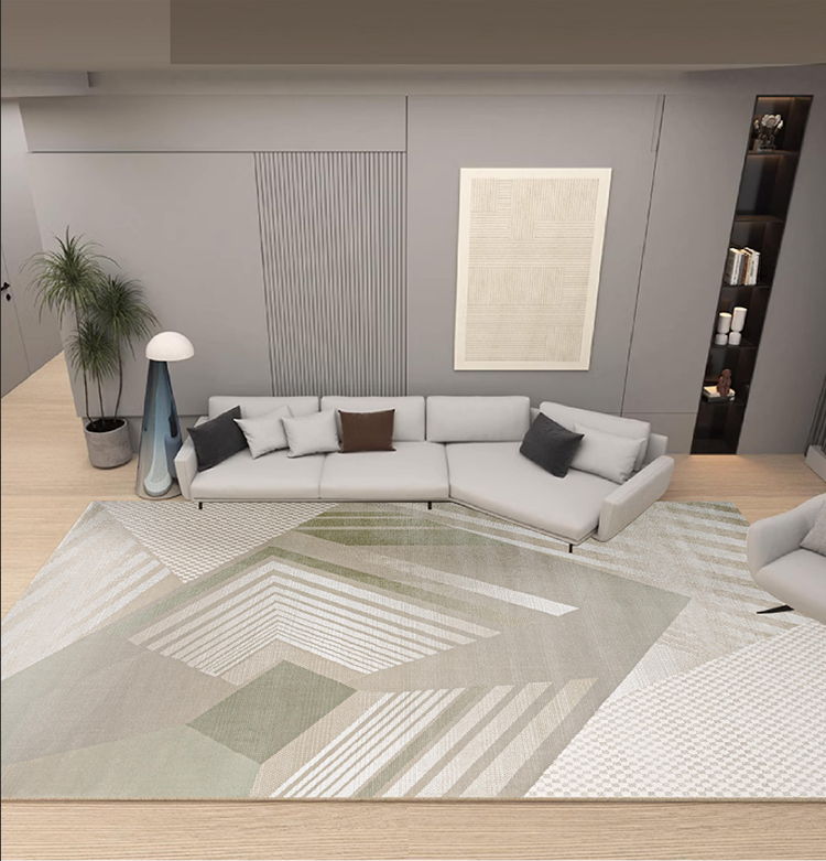 Thảm thảm trải sàn phòng khách họa tiết 3D YN-KES06