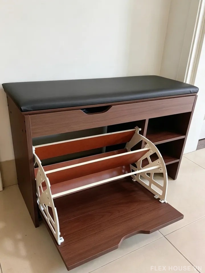 Tủ giày cánh lật có ghế ngồi thông minh NY7870 13 Tủ giày cánh lật có ghế ngồi thông minh NY7870 16