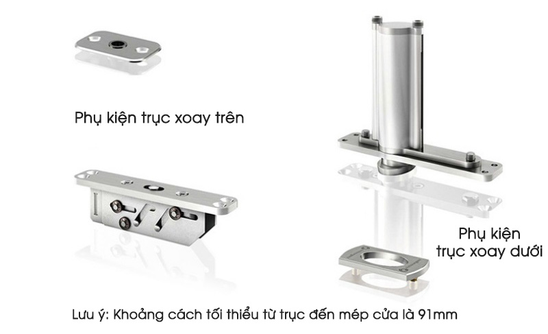 Bản lề âm sàn thép không gỉ tải trọng lớn CH7941 8