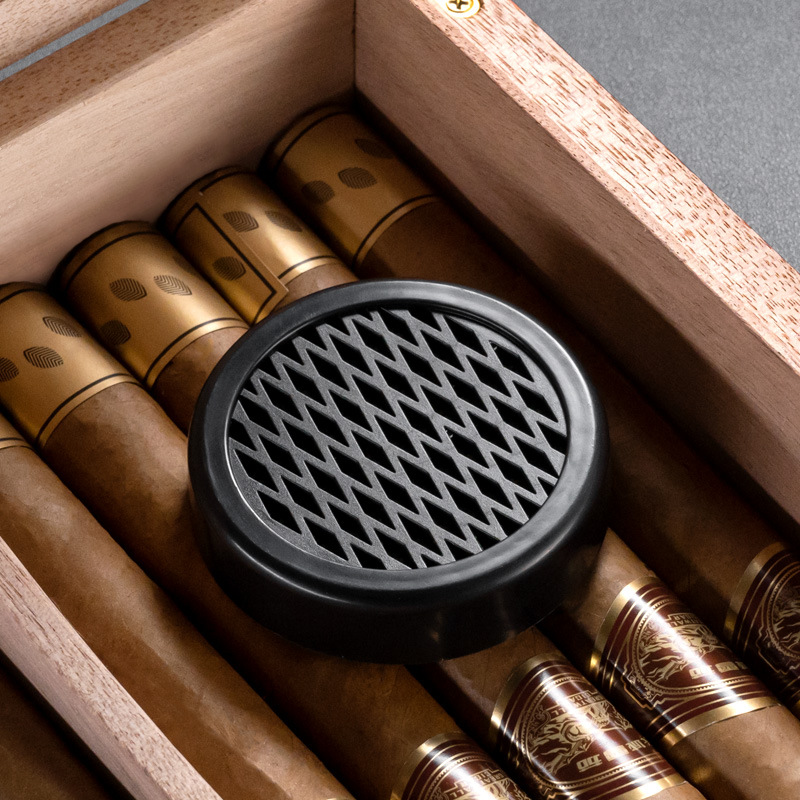 Khay giữ ẩm cigar hình tròn đa sắc màu CGL2007 3