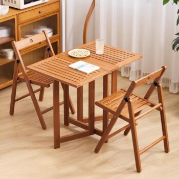 Ghế bàn ăn khung tre xếp gọn hiện đại ZD3161