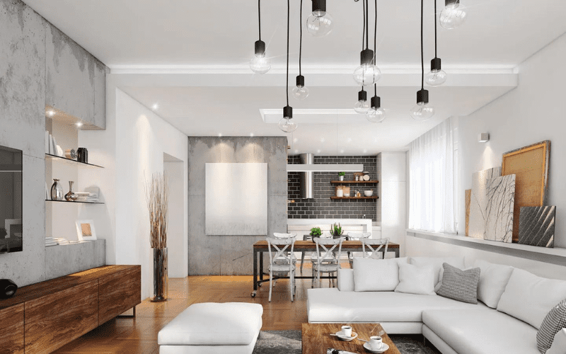 Hướng dẫn sử dụng đèn led trang trí phòng khách hiệu quả 31 Hướng dẫn sử dụng đèn LED trang trí phòng khách hiệu quả