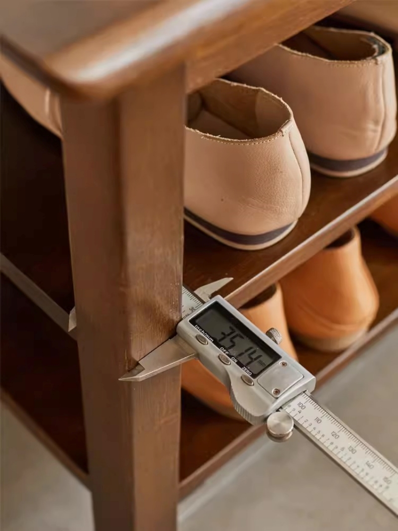 Kệ giày dép cửa ra vào bằng gỗ tối giản SM382 14