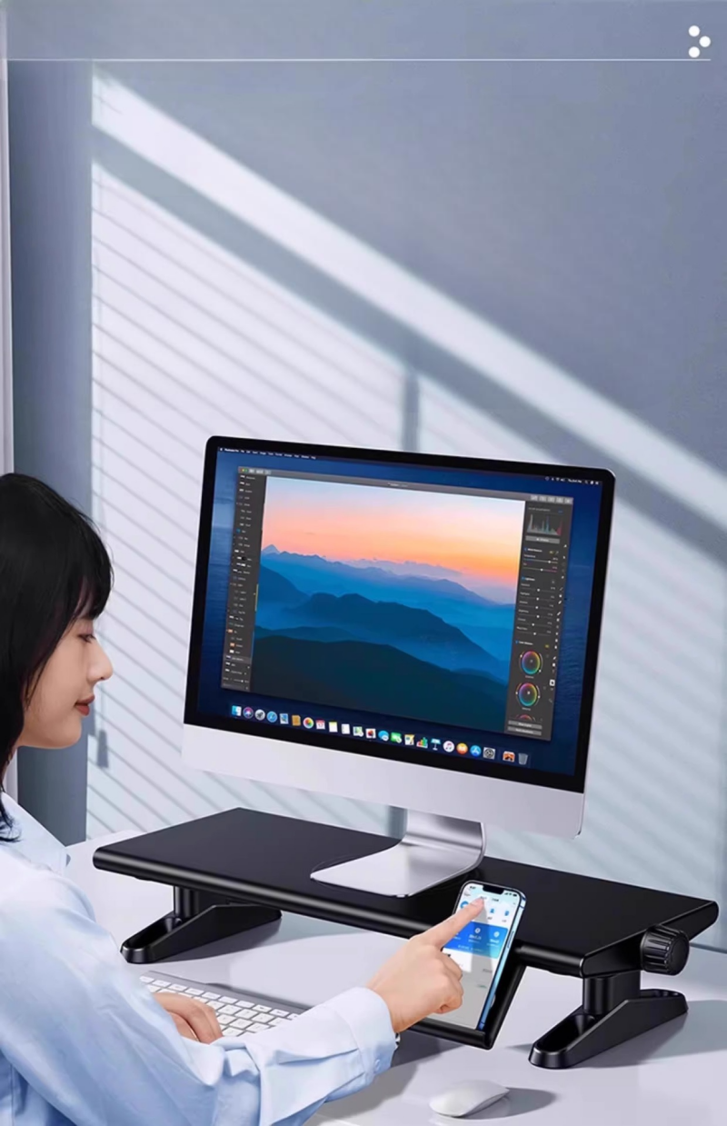 Kệ nâng máy tính tích hợp giá đỡ điện thoại MT7681 7