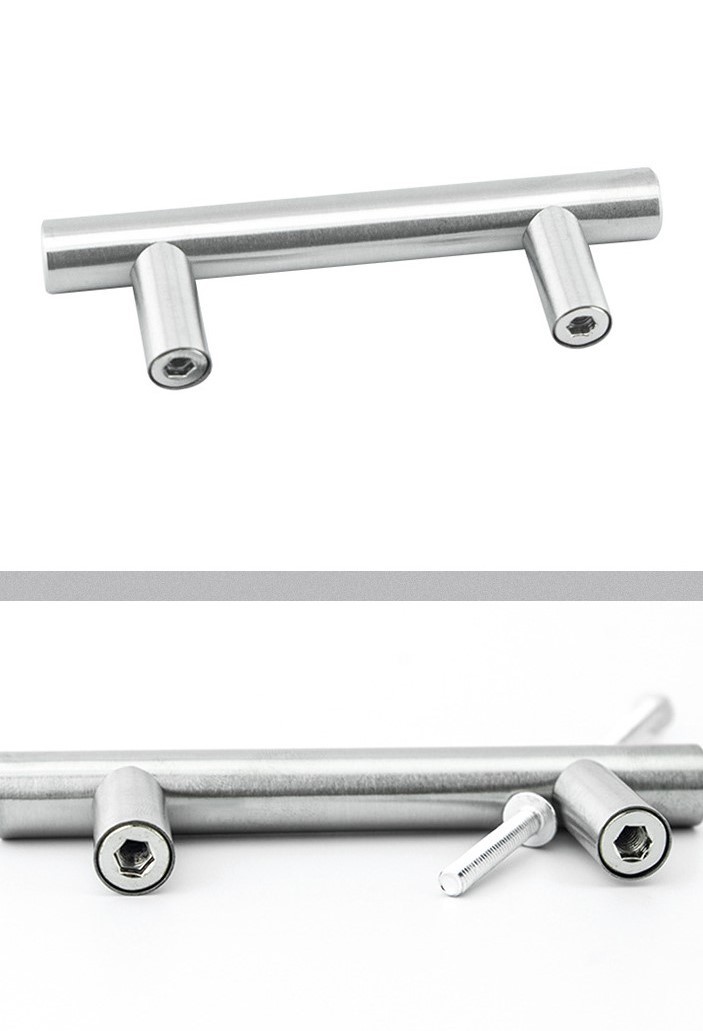 Tay nắm tủ phi 12mm inox nhiều kích thước DJ031W 6