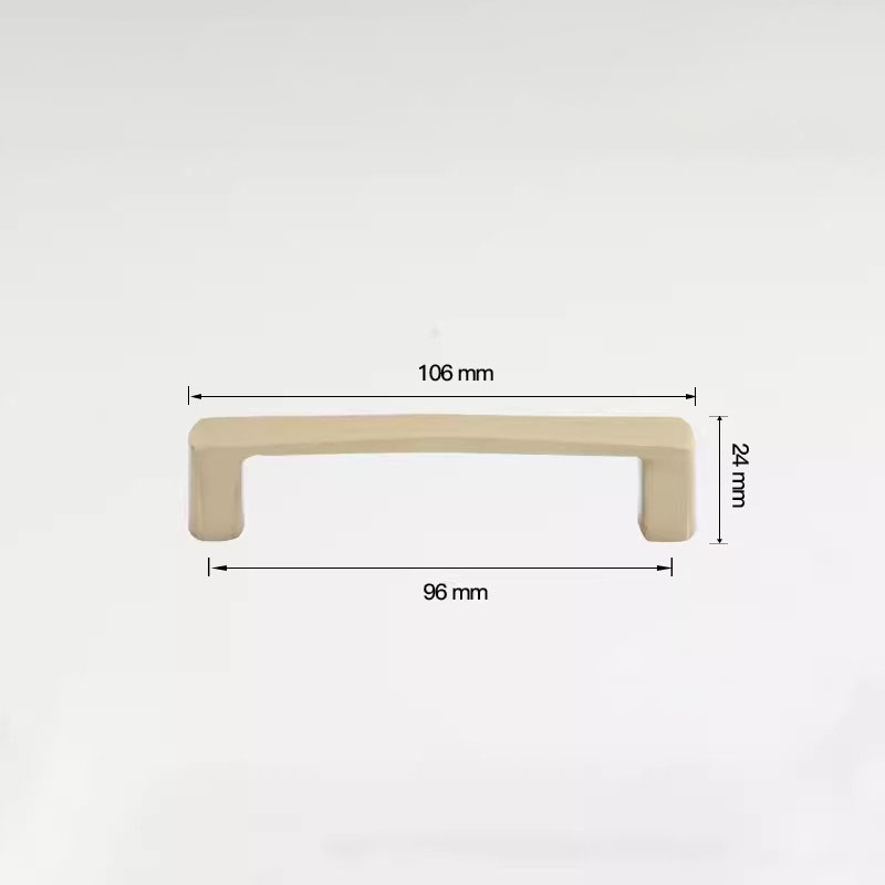 Tay nắm tủ đồng thau cao cấp màu vàng MJ202C 6